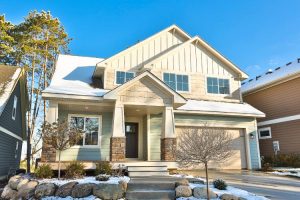 Sailcloth-300x200 The image displays a house featuring James Hardie siding, a popular brand of fiber cement siding.