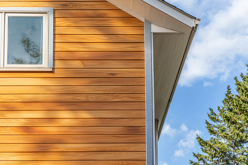 cedar siding house detail