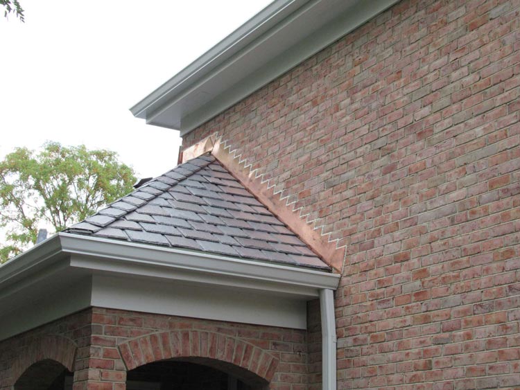 multi slate synthetic roof