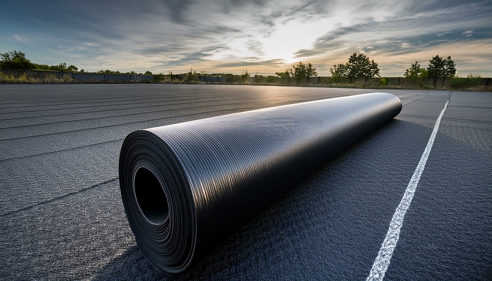 Roll of EPDM material used in roofing and automotive applications, EPDM