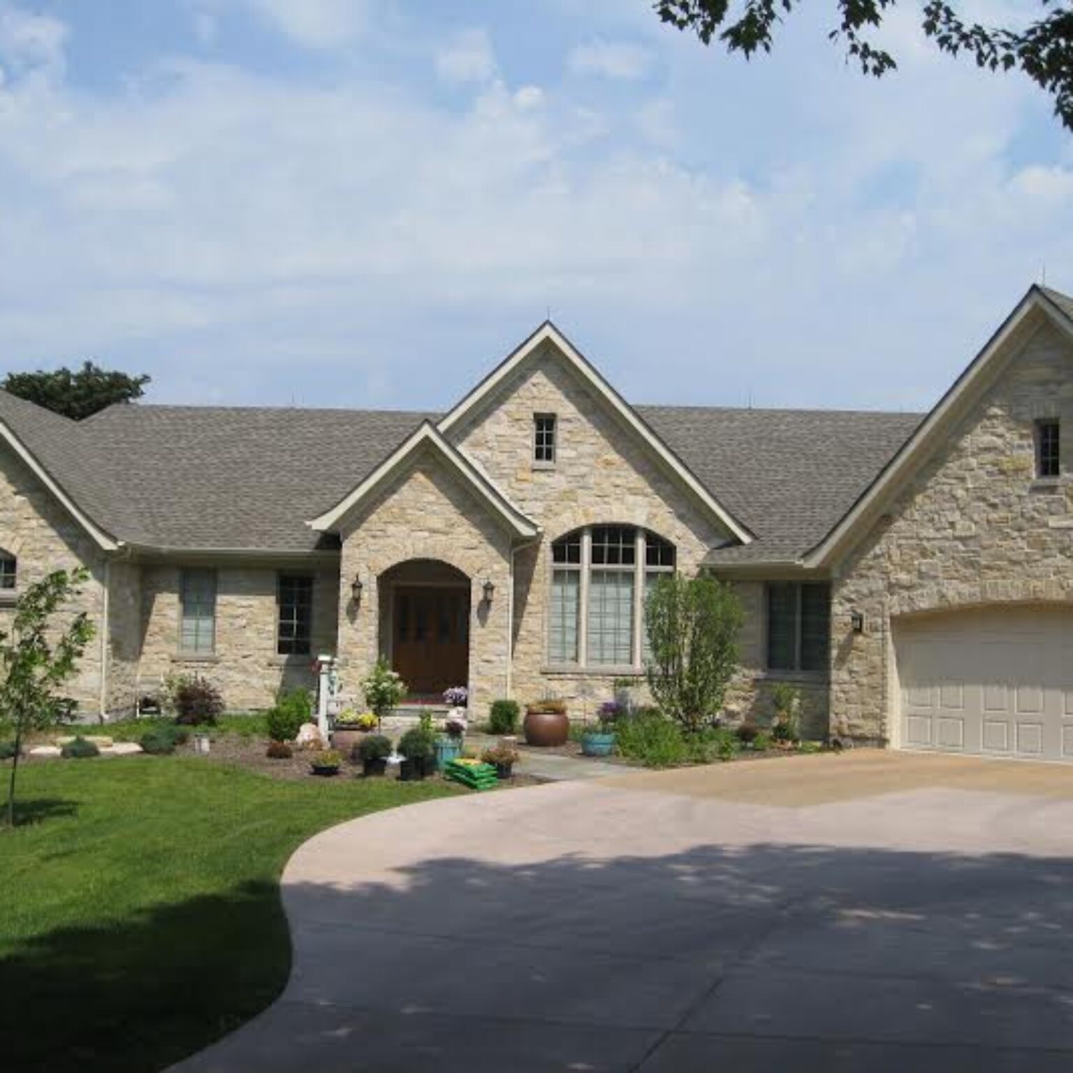 home roofing project